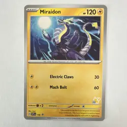 Pokemon TCG Miraidon 148 Battle Academy 2024 Basic HP 120 Promo Holo English - Image 1