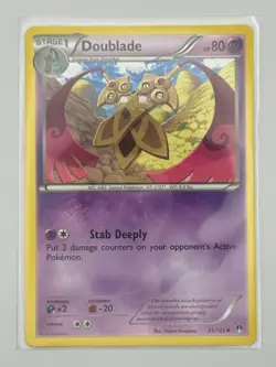 Doublade 61/122 Uncommon BREAKpoint Pokemon Moderately Played - Image 2