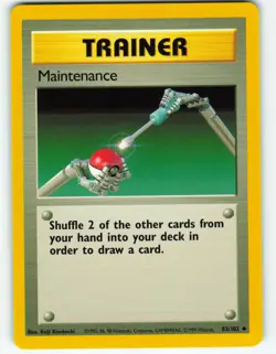 Maintenance - 83/102 Base Set - Pokemon TCG - 1999 - Image 1