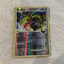 Rayquaza C 8/147 Supreme Victors Reverse Holo Holo Rare 2009 100 HP English - Image 1