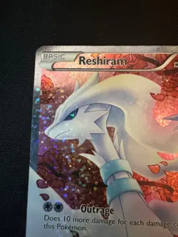 Pokemon Reshiram Full Art RC22/RC25 Legendary Treasures: Radiant Collection Holo - Image 2