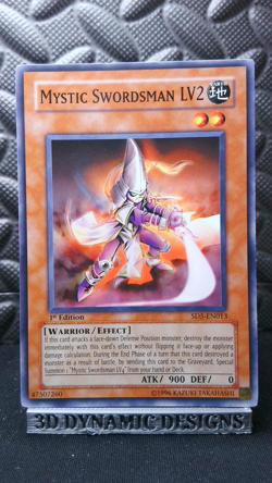 | Yugioh Mystic Swordsman LV2 SD5-EN013 1st Common Structure Deck LP/PL 🔥 | - Image 1