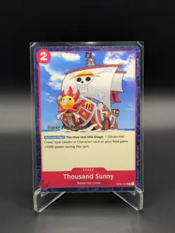 One Piece Thousand Sunny Super Pre-Release Straw Hat Crew ST01-017 #1 - Image 1