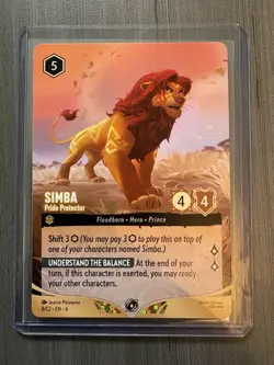 Disney Lorcana Simba Pride Protector Non-Foil Promo DLC Challenge 8/C2 EN NM - Image 1