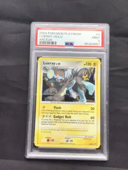 Pokemon Cards: Platinum Arceus Rare Holo: Luxray 5/99 PSA 9 - Image 1