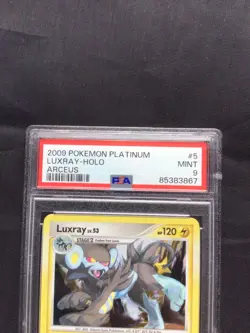 Pokemon Cards: Platinum Arceus Rare Holo: Luxray 5/99 PSA 9 - Image 3