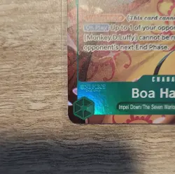 Bandai One Piece Card Game Boa Hancock OP16-032 SR Alt Art Holo EN - Image 5