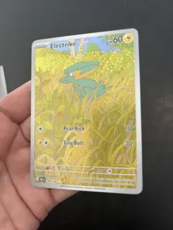 Electrike Pokemon Card 196/182 Destined Rivals Card Secret Rare Full Art - Image 4