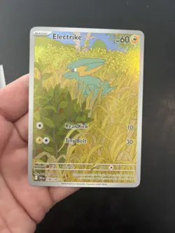 Electrike Pokemon Card 196/182 Destined Rivals Card Secret Rare Full Art - Image 5