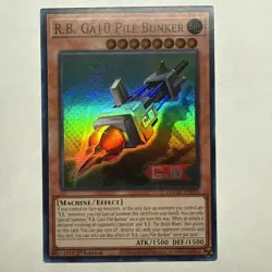 R.B. Ga10 Pile Bunker DOOD-EN092 Super Rare 1st Ed NM (READY TO SHIP!) Yugioh - Image 1