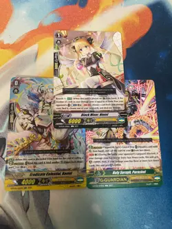 CARDFIGHT VANGUARD - BLACK MIXER HINIEL - D-PV01 - NM + BONUS CARDS CELESTIAL - Image 1