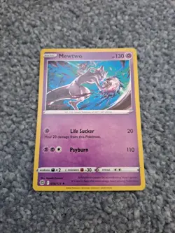 Pokemon TCG Mewtwo 56/172 Brilliant Stars Card Lightly Played Nintendo - Image 1