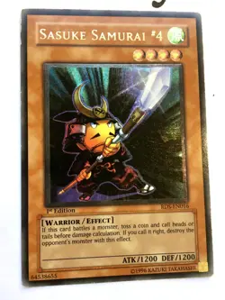YUGIOH - SASUKE SAMURAI #4 - 1ST ED - RDS-EN016 - ULTIMATE RARE - GOOD - RISE OF - Image 2