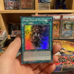 Yugioh Spell Power Mastery SR08-EN022 Super Rare 1st Edition NM - Image 1