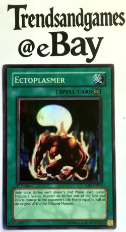 YUGIOH - ECTOPLASMER - 1ST ED - ULTIMATE RARE - SOUL OF THE DUELIST - SOD-EN043 - Image 1