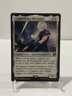 MTG Final Fantasy: Cloud, Midgard Mercenary #010 - Mythic - Image 1