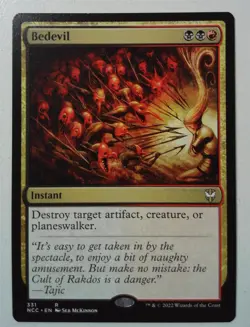 Bedevil *Rare* Magic MtG x1 NCC Commander Streets of New Capenna - Image 1