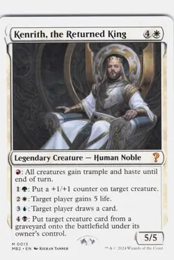 Kenrith, the Returned King #13 Mystery Booster 2 Regular Mythic - Image 1