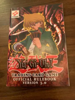 1996 Yugioh Trading Card Game Official Rulebook Only Version 3.0 Excellent Cond - Image 1
