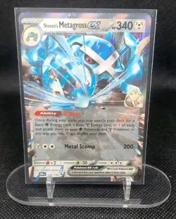 Pokemon TCG Steven's Metagross ex 145/182 Pokemon TCG Destined Rivals NM/M - Image 1