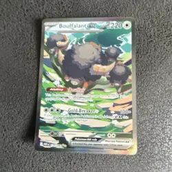 Pokemon TCG Bouffalant ex 170/086 SV: White Flare Double Rare Full Art Holo - Image 1