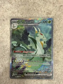 Pokemon Serperior EX 164/086 Black Bolt Special Illustration Rare - Image 1