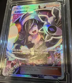 Pokemon TCG Lusamine Ultra Prism 153/156 Holo Full Art - Image 2