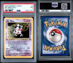 1999 Pokemon Jungle - Mr. Mime 6/64 - Holo - 1st Edition - PSA Graded: 7 - Image 3