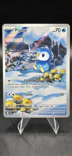 Piplup Illustration Rare Pokemon Mega Evolution Phantasmal Flames B2 - Image 1