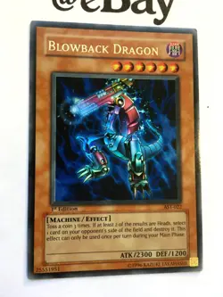 YUGIOH - BLOWBACK DRAGON - 1ST ED - ANCIENT SANCTUARY - ULTRA RARE - NM AST-022 - Image 2