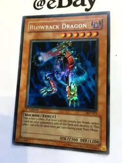YUGIOH - BLOWBACK DRAGON - 1ST ED - ANCIENT SANCTUARY - ULTRA RARE - NM AST-022 - Image 3