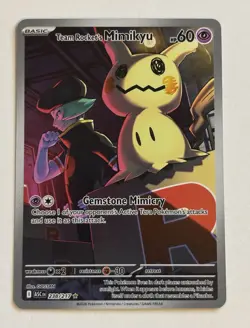Pokemon Team Rocket's Mimikyu 238/217 Ascended Heroes Illustration Rare 60 HP - Image 1