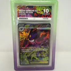 Pokemon TCG - 240/193 Mega Gengar EX Mega Dream ACE 10 Perfect sub grades - Image 3