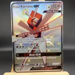 Pokemon TCG Kartana GX Hidden Fates SV73/SV94 Holo Full Art Ultra Rare - Image 1