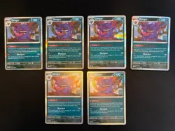 Pokemon TCG Perfect Order Gengar Holo 050/088 Lot Of 6 - Image 1