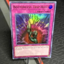 Bottomless Trap Hole BLRR-EN101 1st Edition Ultra Rare Yugioh - Image 1
