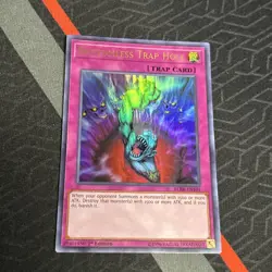 Bottomless Trap Hole BLRR-EN101 1st Edition Ultra Rare Yugioh - Image 2