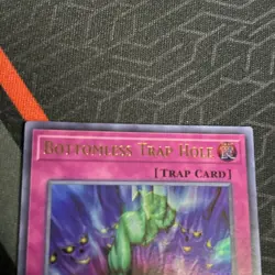 Bottomless Trap Hole BLRR-EN101 1st Edition Ultra Rare Yugioh - Image 3