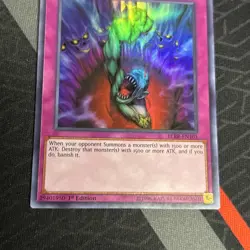 Bottomless Trap Hole BLRR-EN101 1st Edition Ultra Rare Yugioh - Image 4