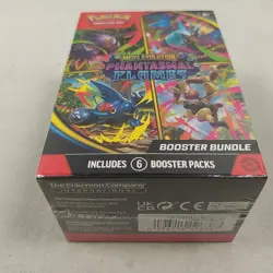 Pokemon TCG Mega Evolution Phantasmal Flames Booster Bundle 6 Pack New/Sealed - Image 2