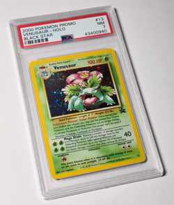 Venusaur Holo Pokemon Black Star Promo 2000 #13 PSA 7 NM - Image 3