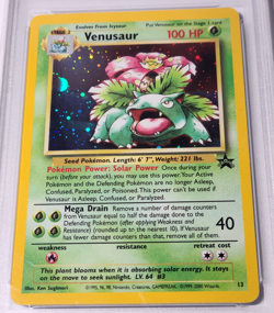 Venusaur Holo Pokemon Black Star Promo 2000 #13 PSA 7 NM - Image 4