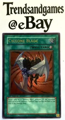 YUGIOH - CYCLONE BLADE - 1ST ED - ULTIMATE NM - POWER OF THE DUELIST POTD-EN043 - Image 1