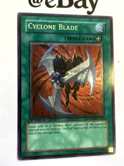 YUGIOH - CYCLONE BLADE - 1ST ED - ULTIMATE NM - POWER OF THE DUELIST POTD-EN043 - Image 2