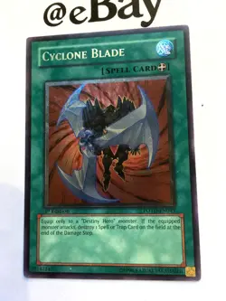 YUGIOH - CYCLONE BLADE - 1ST ED - ULTIMATE NM - POWER OF THE DUELIST POTD-EN043 - Image 3