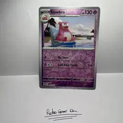 Pokemon 151 Slowbro Reverse Holo Uncommon 080/165 Near Mint - Image 1
