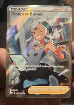 Silver Tempest Professor Burnet TG26/TG30 Ultra Rare Pokemon NM/M - Image 1