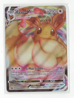 Pokemon TCG Eevee VMAX SWSH087 full art Promo Sword & Shield Nm - Image 1