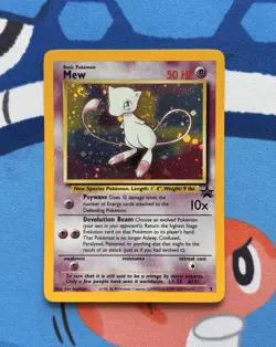 Mew #9 Holofoil Promo - LP condition - Pokemon WOTC Black Star Promo Card - Image 1
