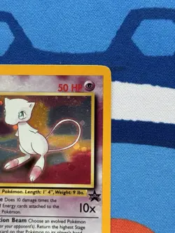 Mew #9 Holofoil Promo - LP condition - Pokemon WOTC Black Star Promo Card - Image 4